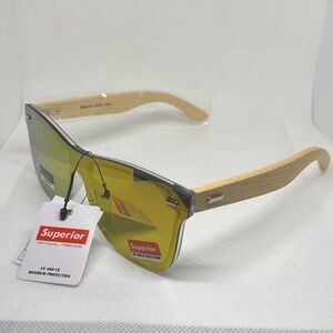 Superior Bamboo Unisex Wood Sunglasses